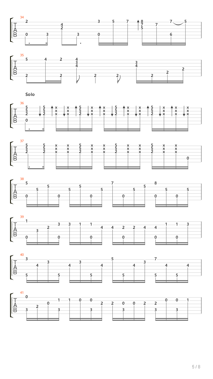 Concerto Pour Une Voix吉他谱