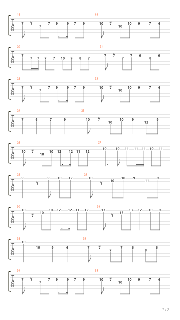 Dm吉他谱