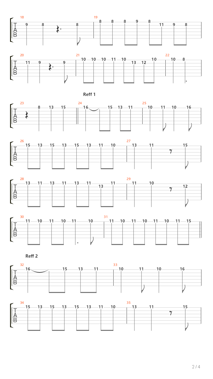 Amalina吉他谱