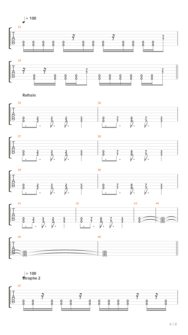 Demuth吉他谱