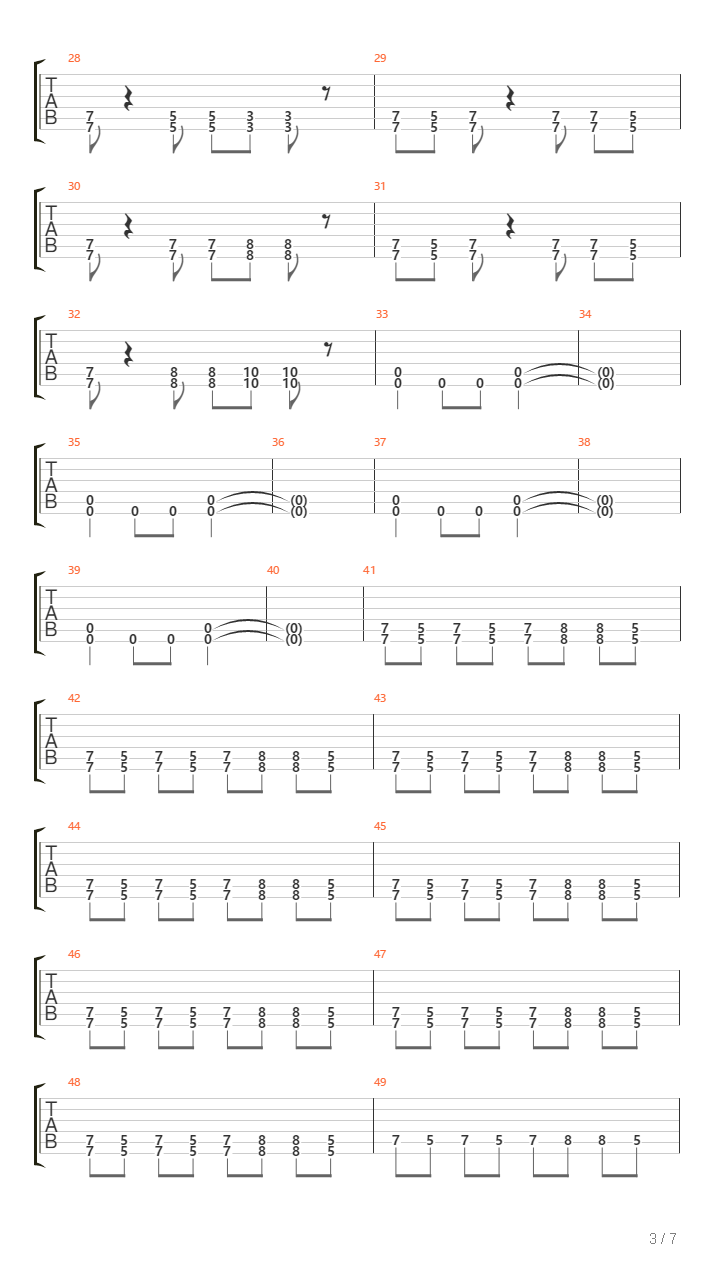 Nachrechnen吉他谱