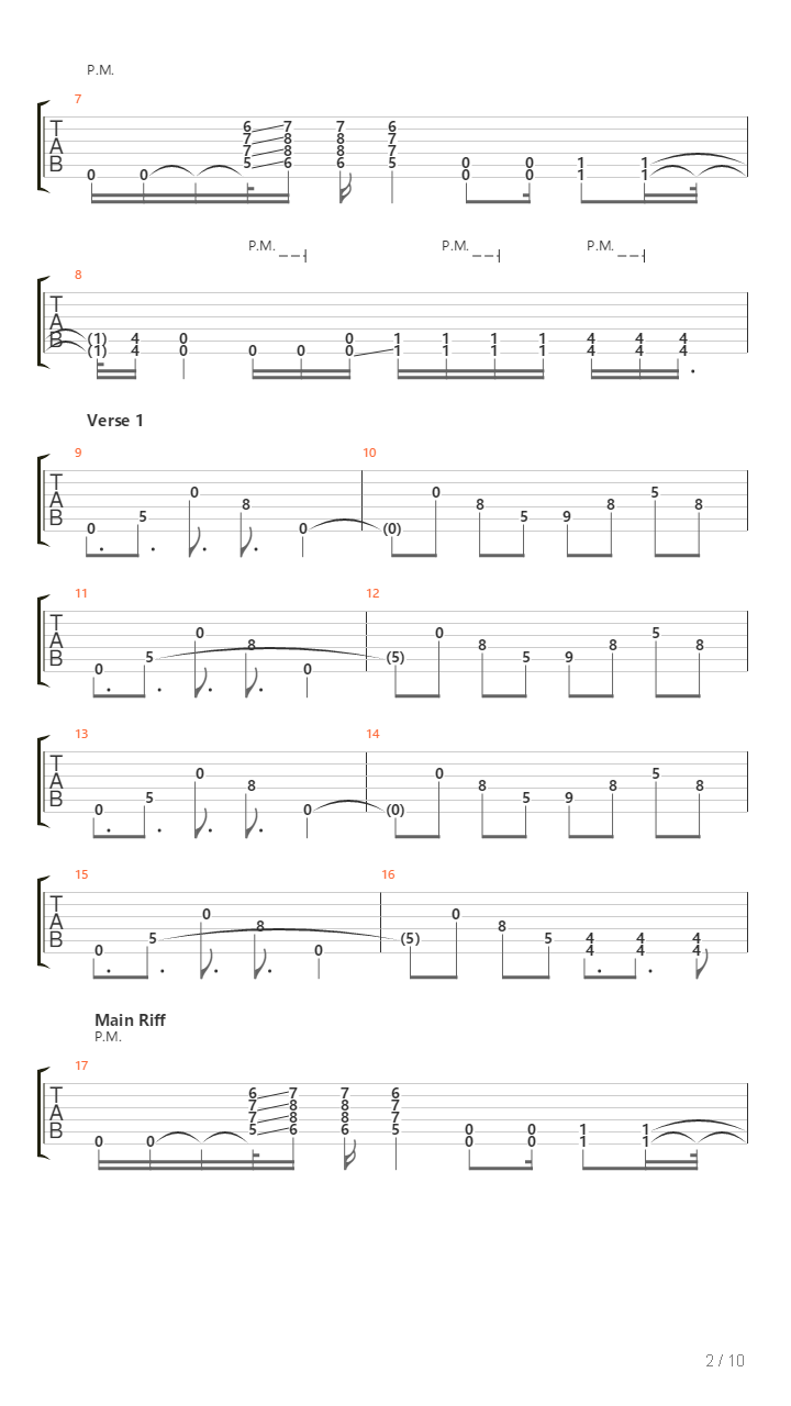 Relapse吉他谱