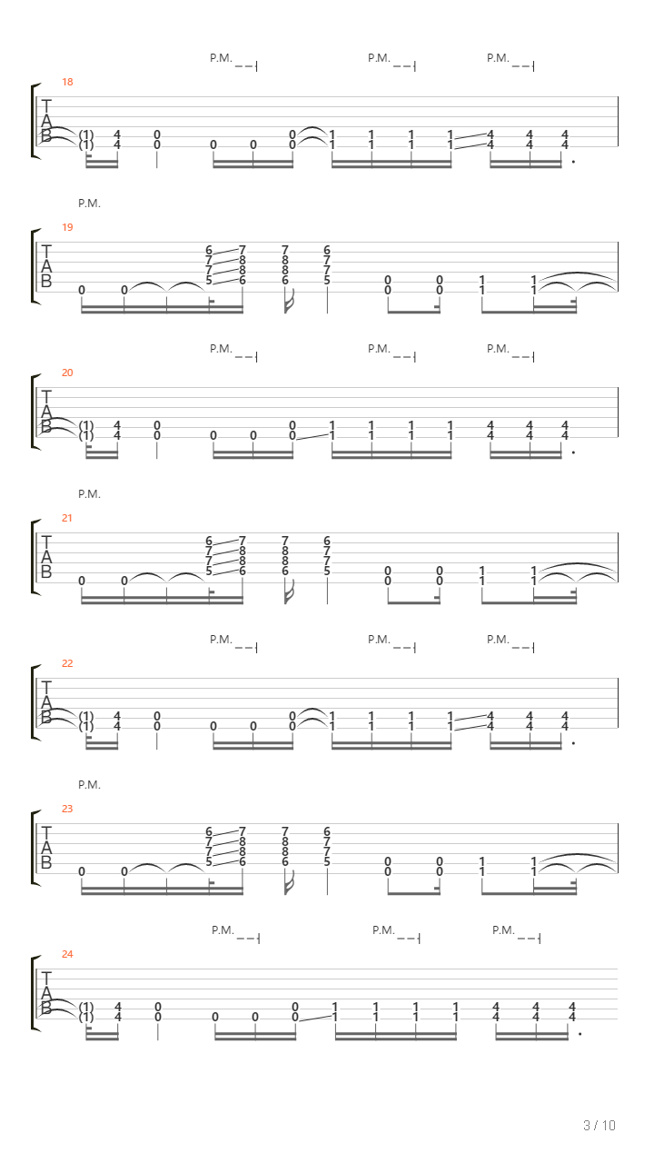 Relapse吉他谱