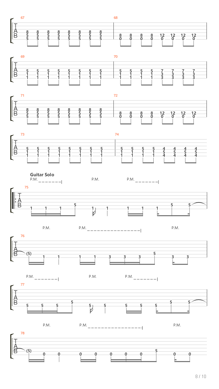 Relapse吉他谱