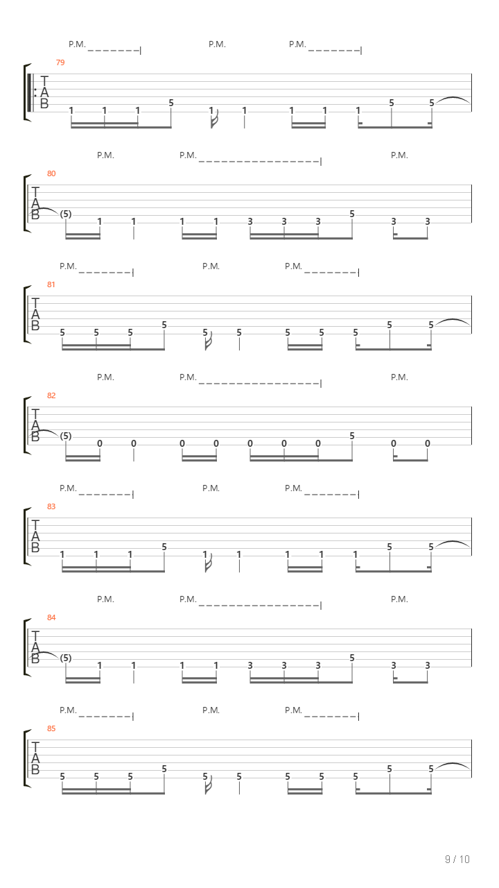 Relapse吉他谱