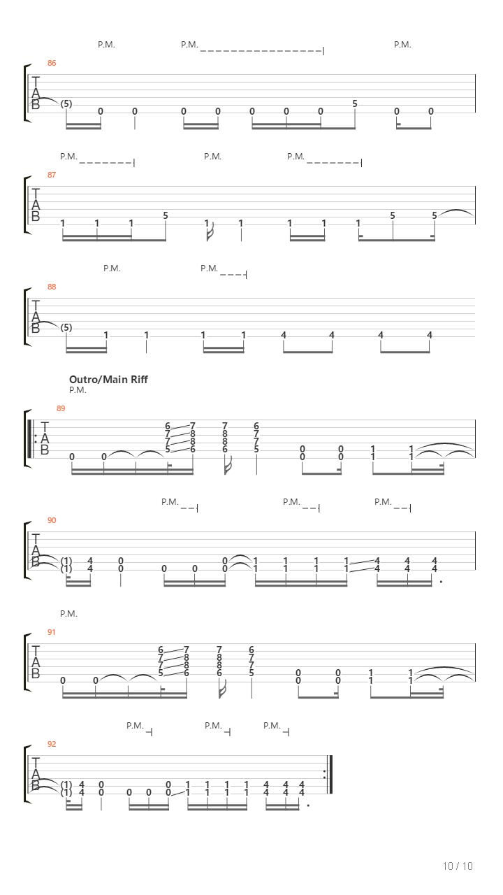 Relapse吉他谱