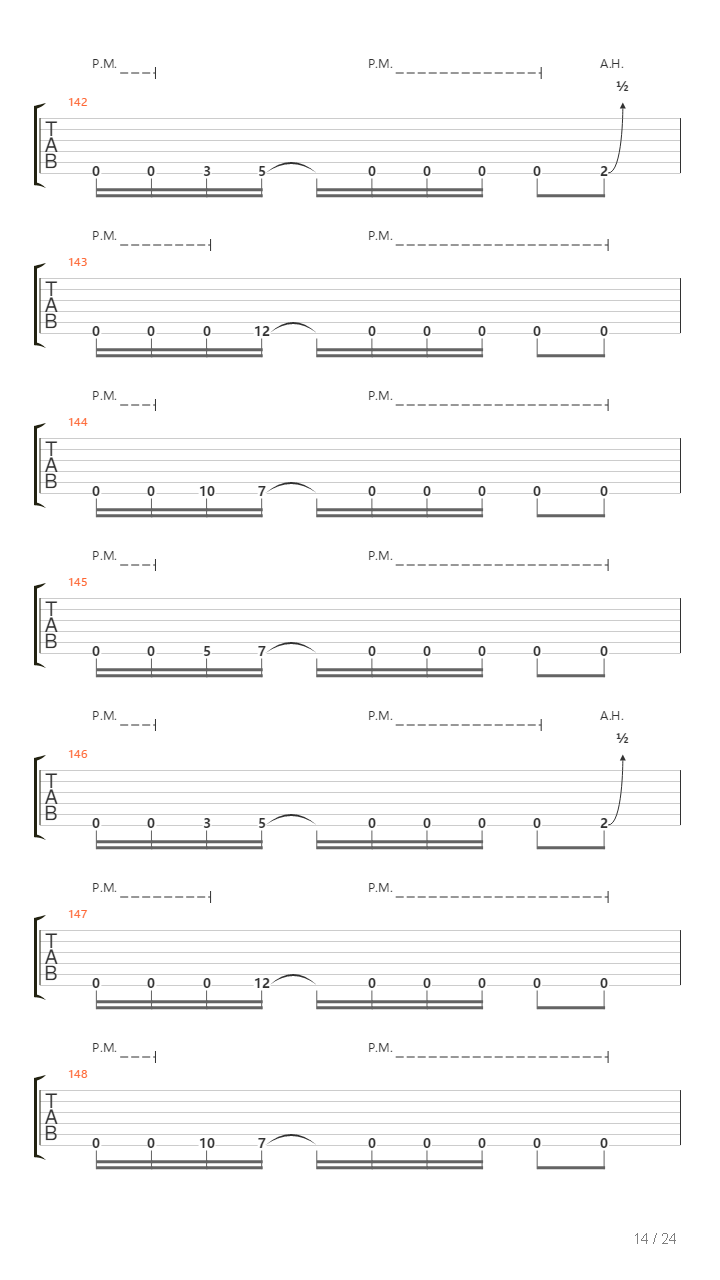 Rubin吉他谱