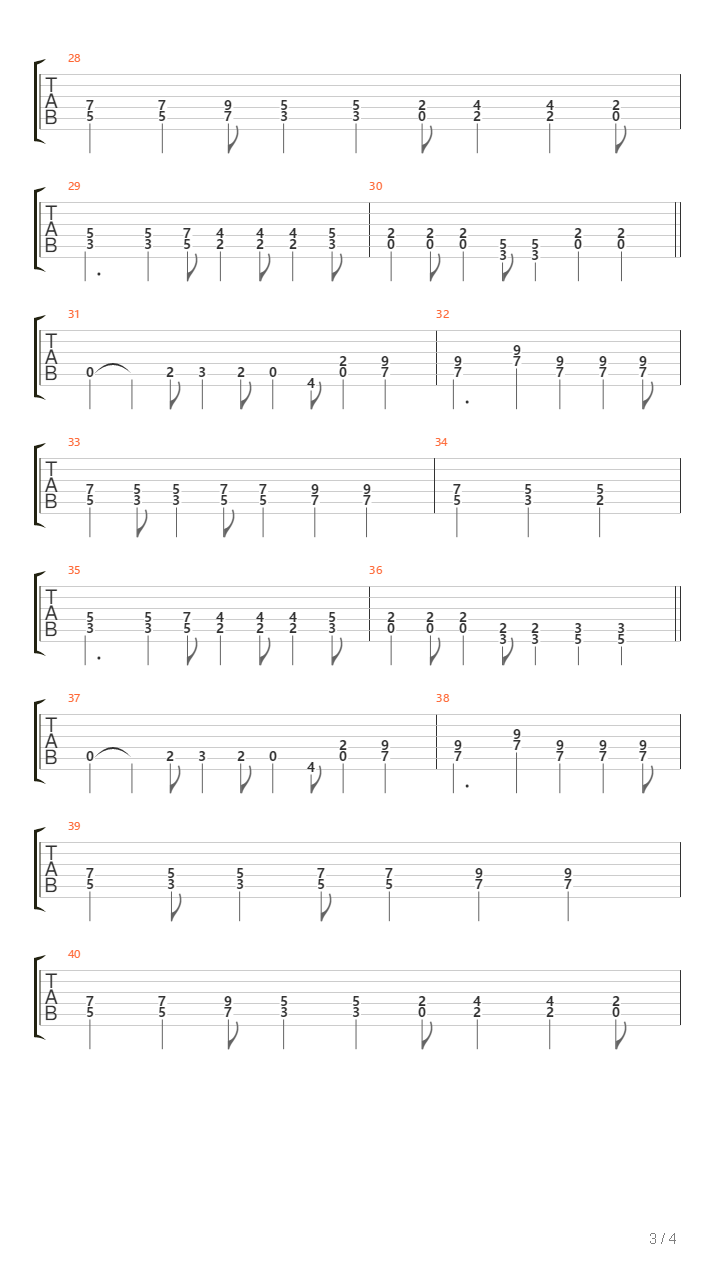 Villemann吉他谱