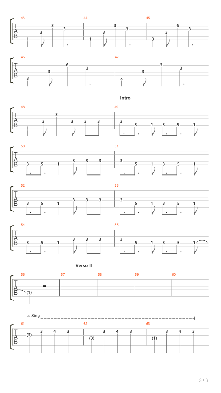 O Teu Olhar吉他谱