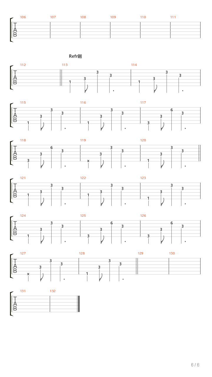 O Teu Olhar吉他谱