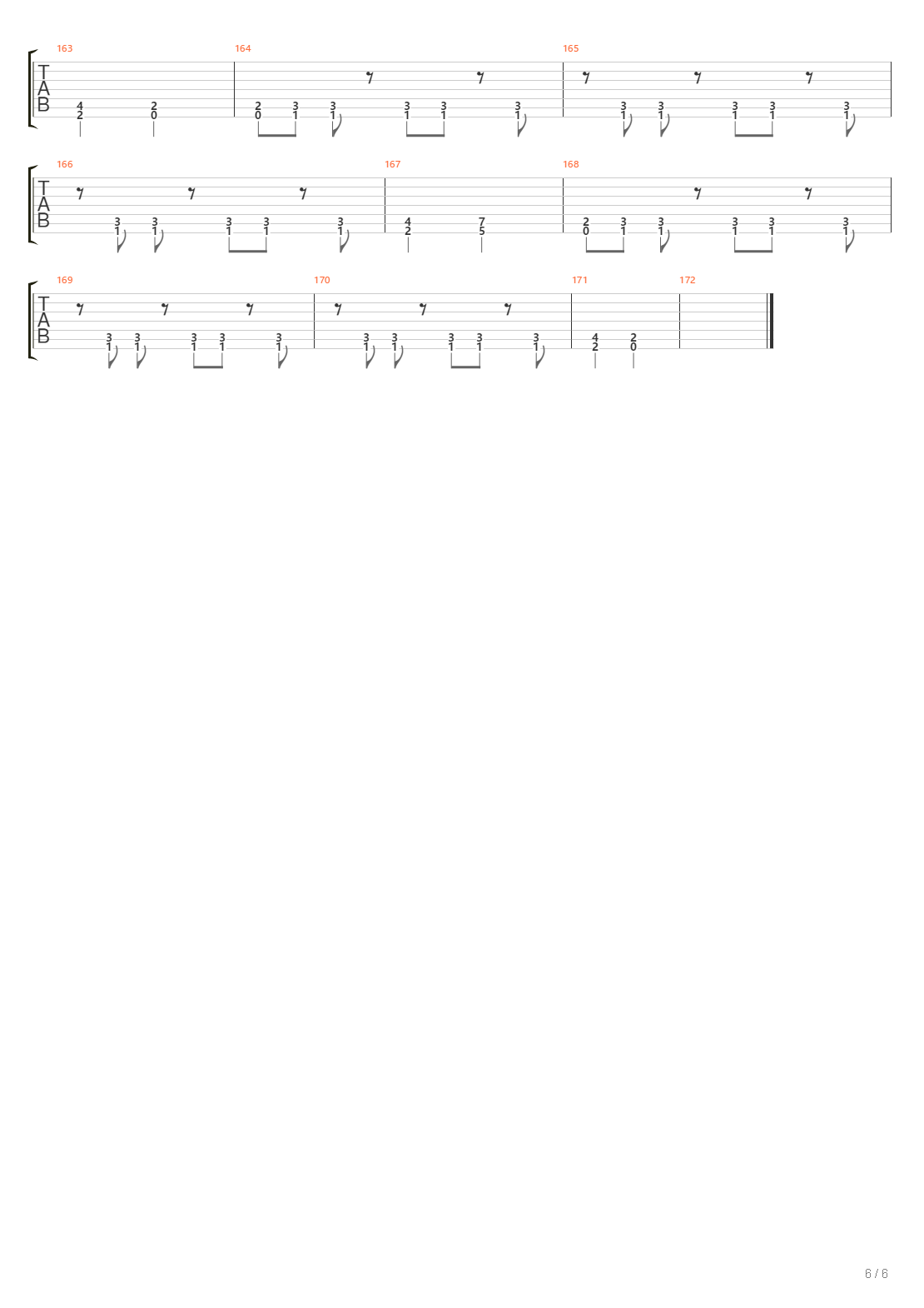 The Lecherous吉他谱