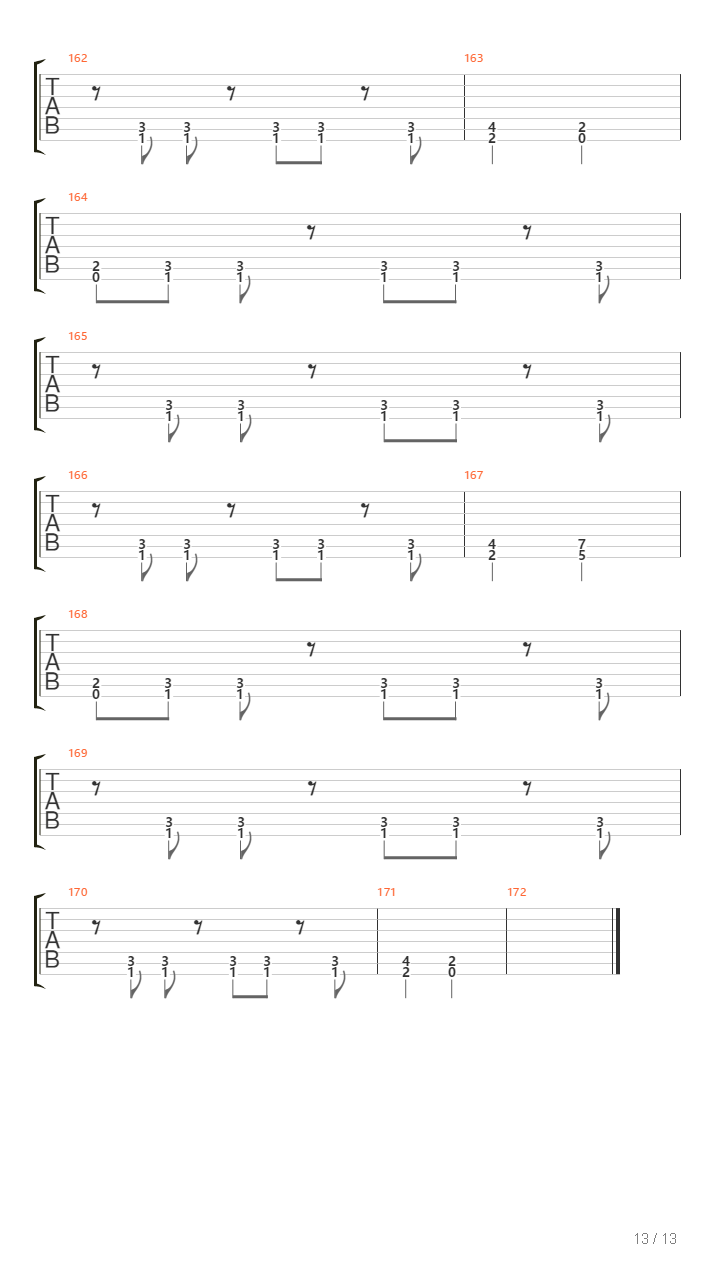 The Lecherous吉他谱