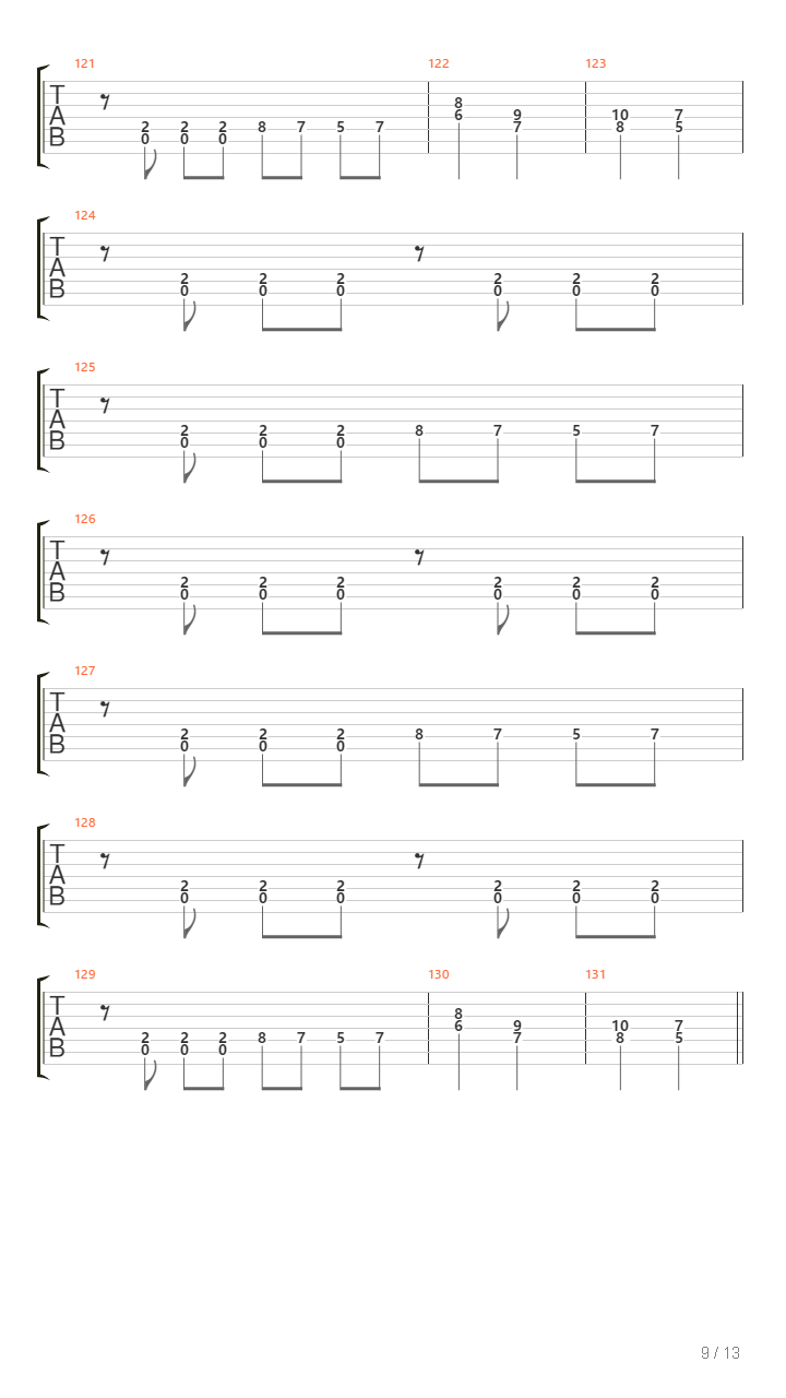 The Lecherous吉他谱