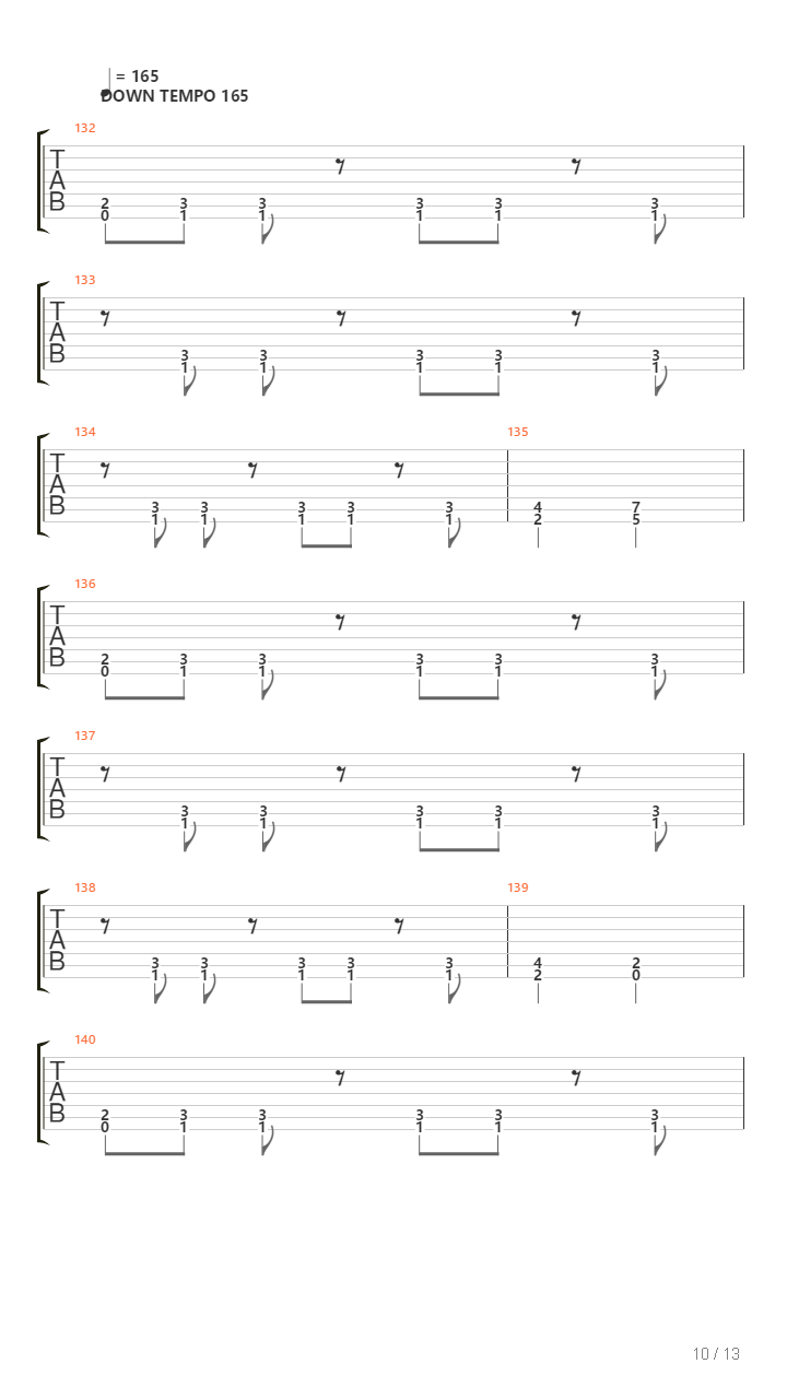 The Lecherous吉他谱