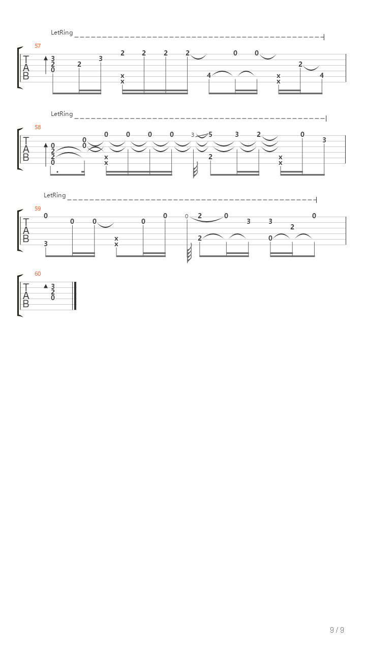 Test吉他谱