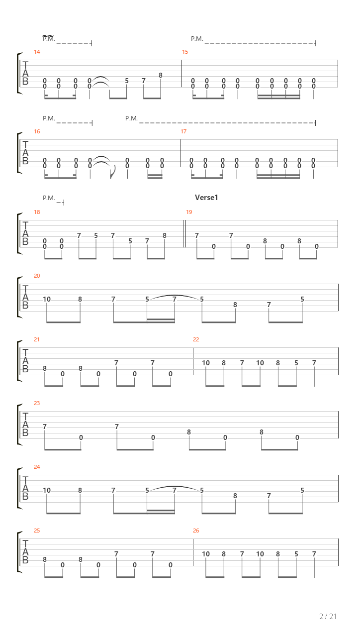 Pawn吉他谱