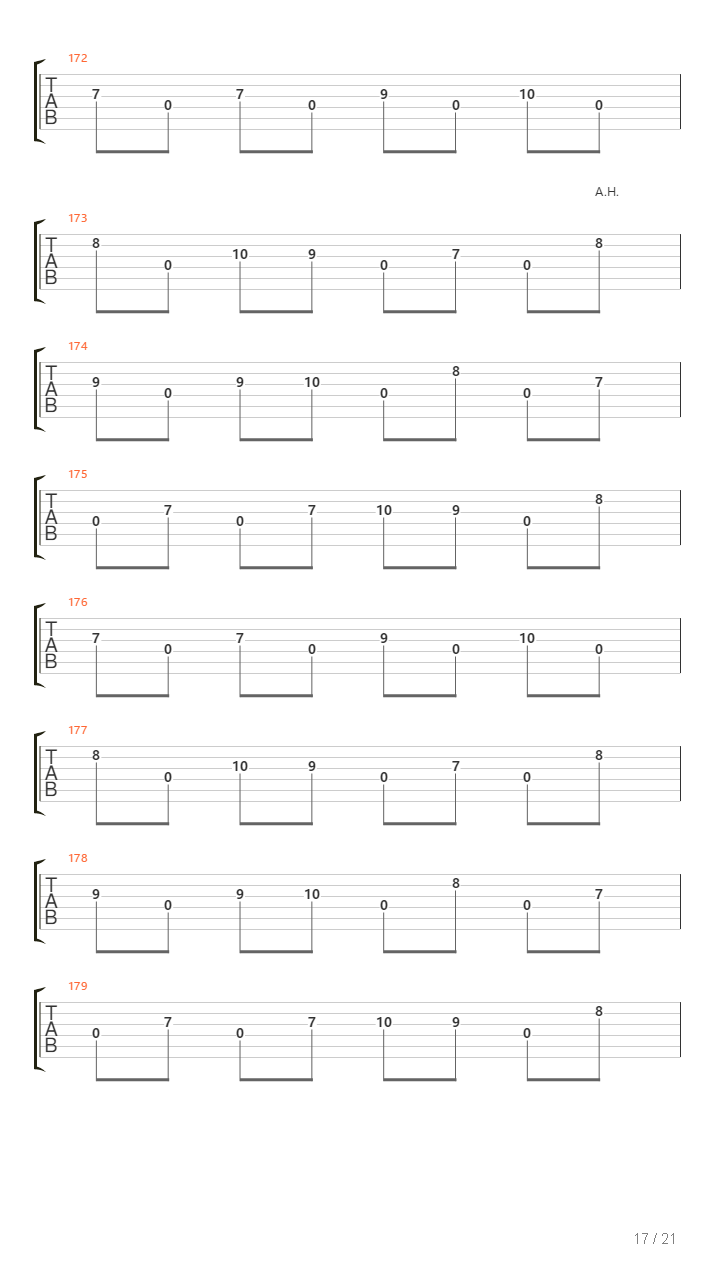 Pawn吉他谱