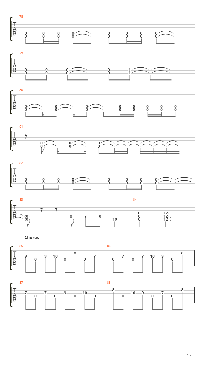 Pawn吉他谱