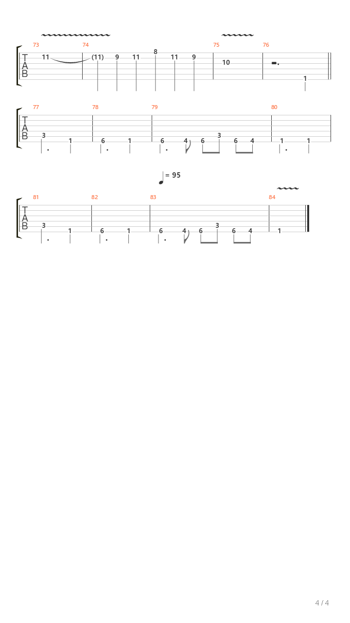 Tabou吉他谱