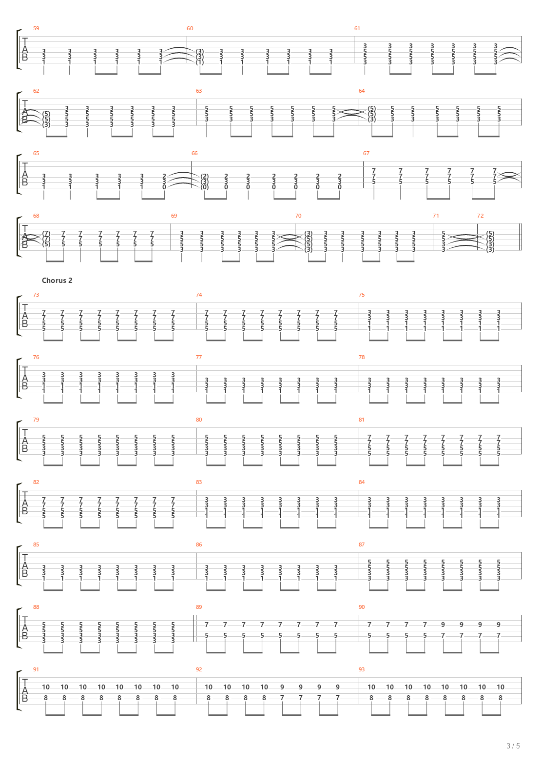 Low吉他谱