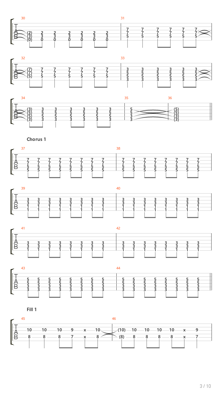 Low吉他谱