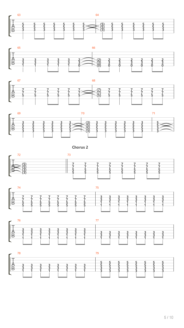 Low吉他谱