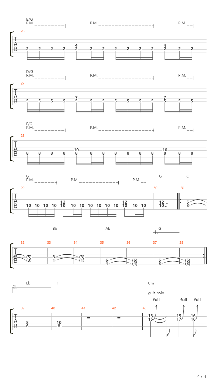 Zerave Znamenie Osudu吉他谱