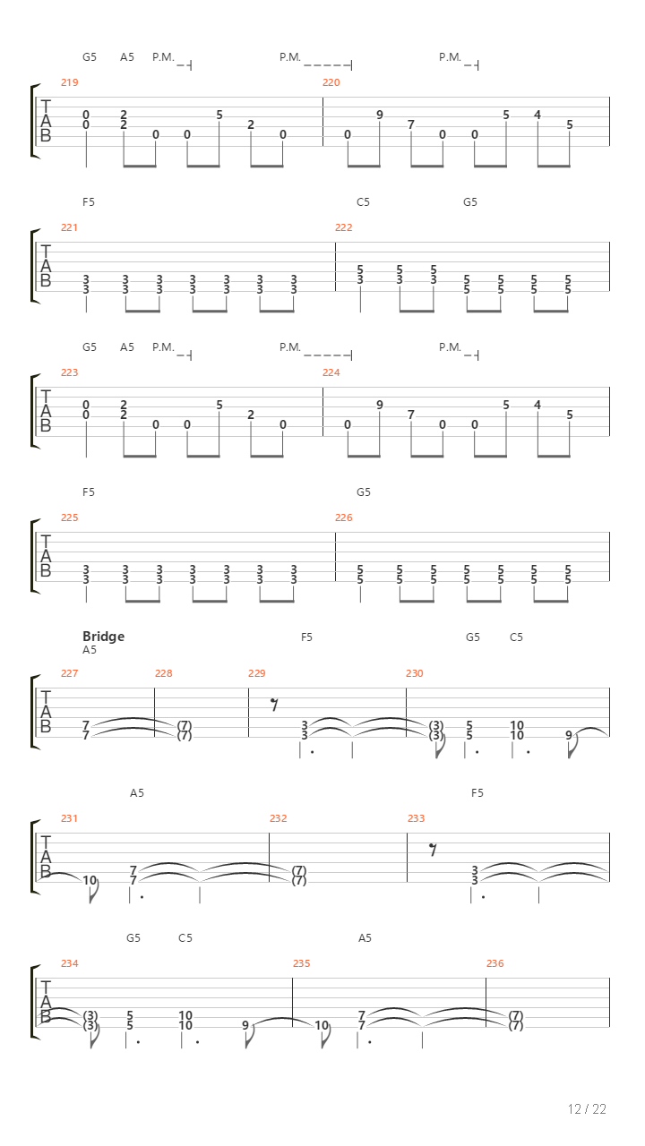 Apex吉他谱