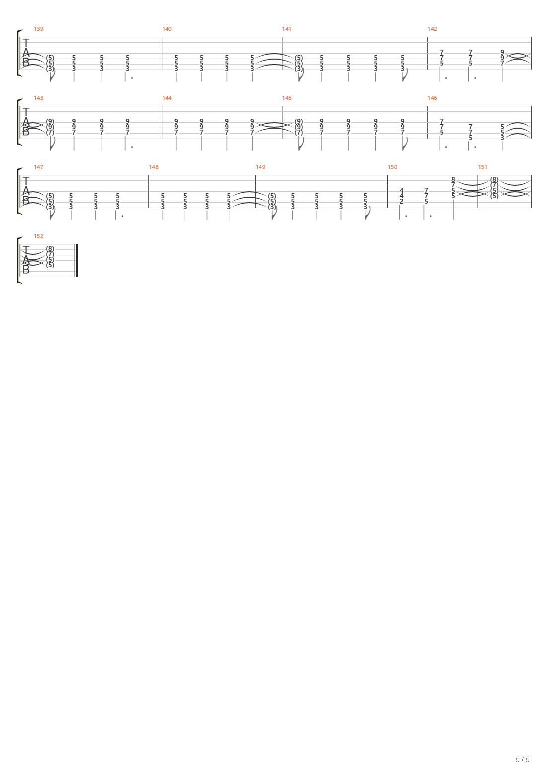 Still吉他谱