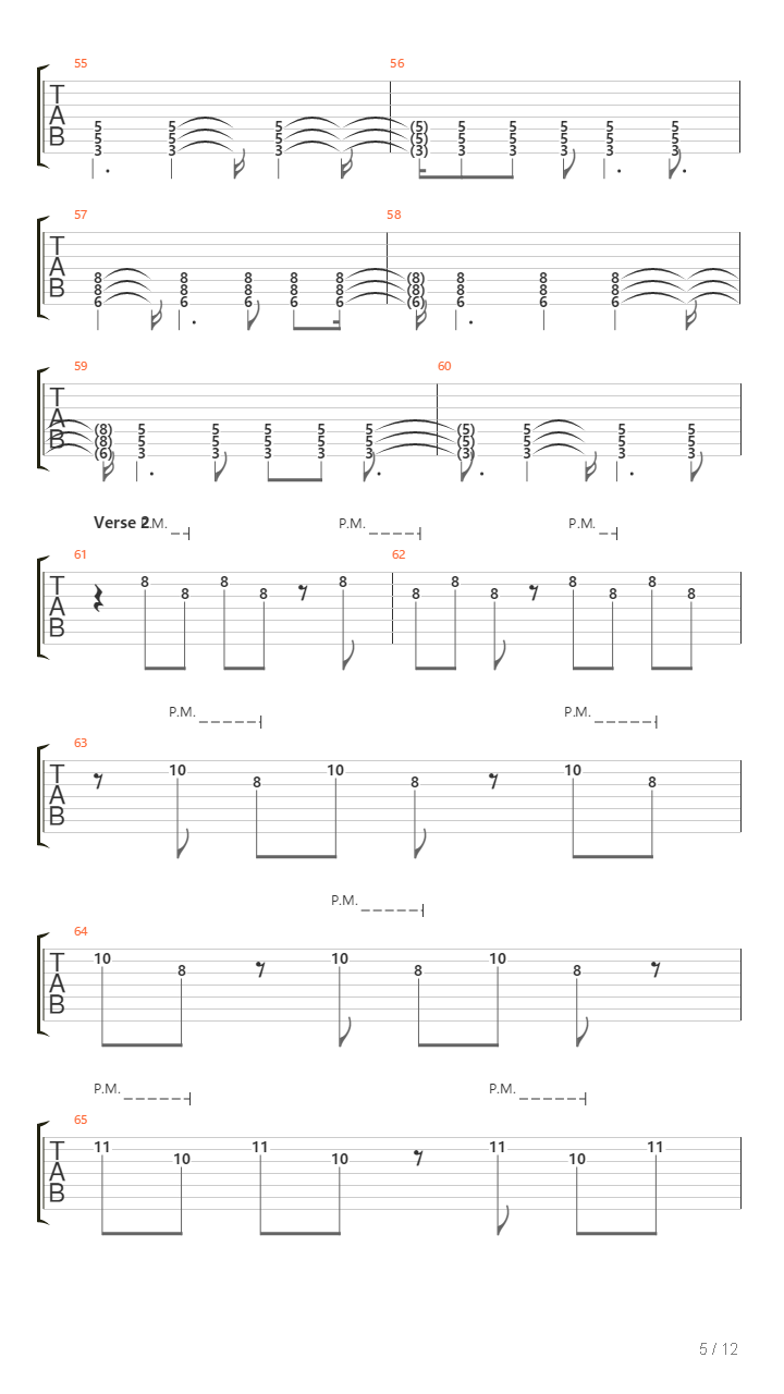 The Same War吉他谱