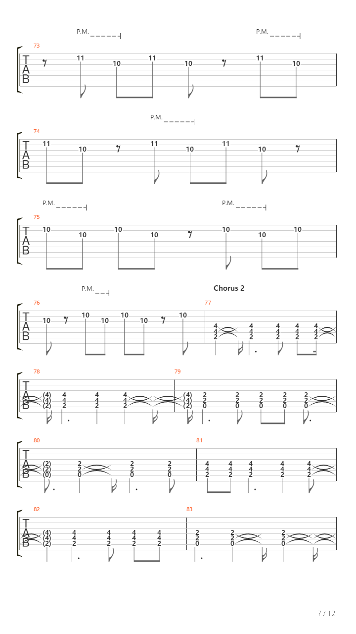 The Same War吉他谱