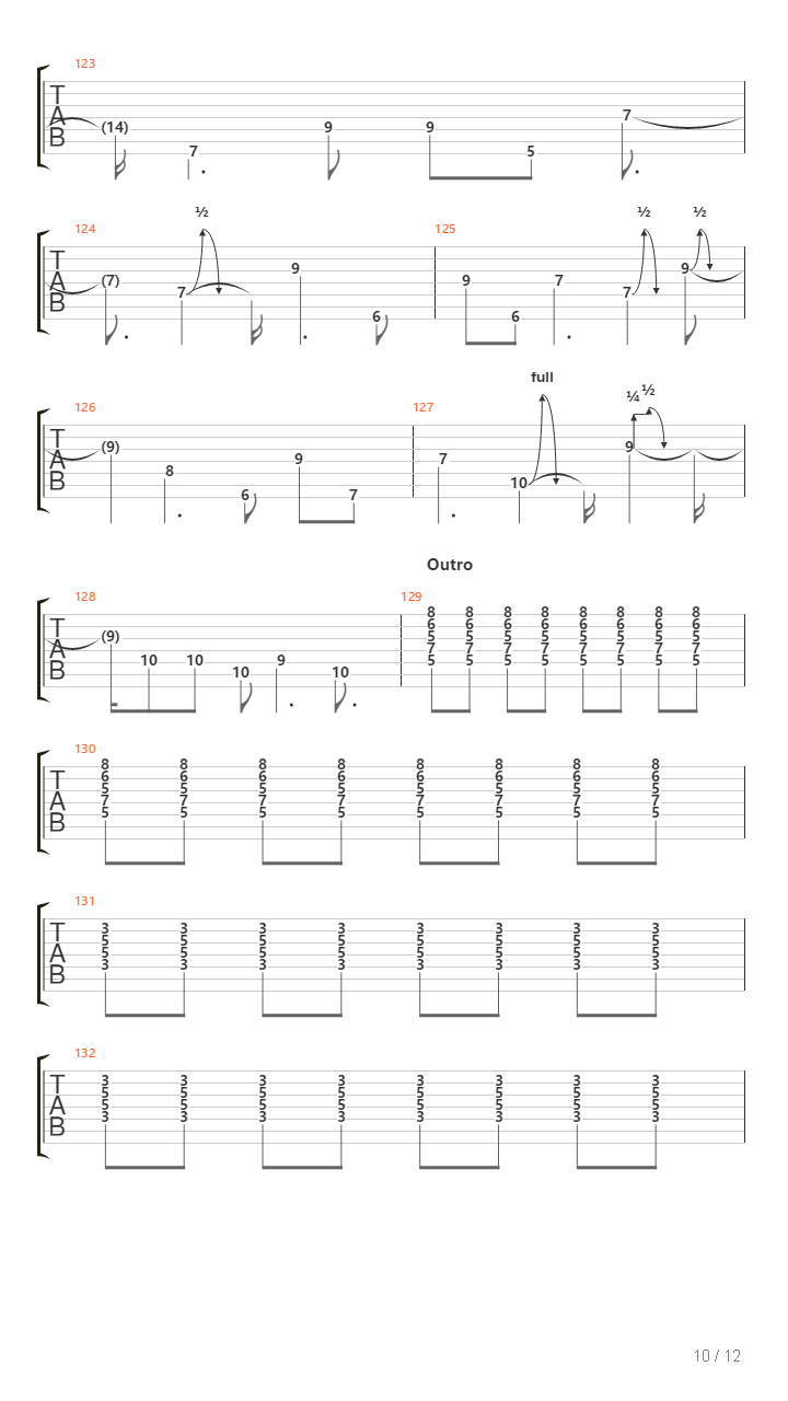 The Same War吉他谱