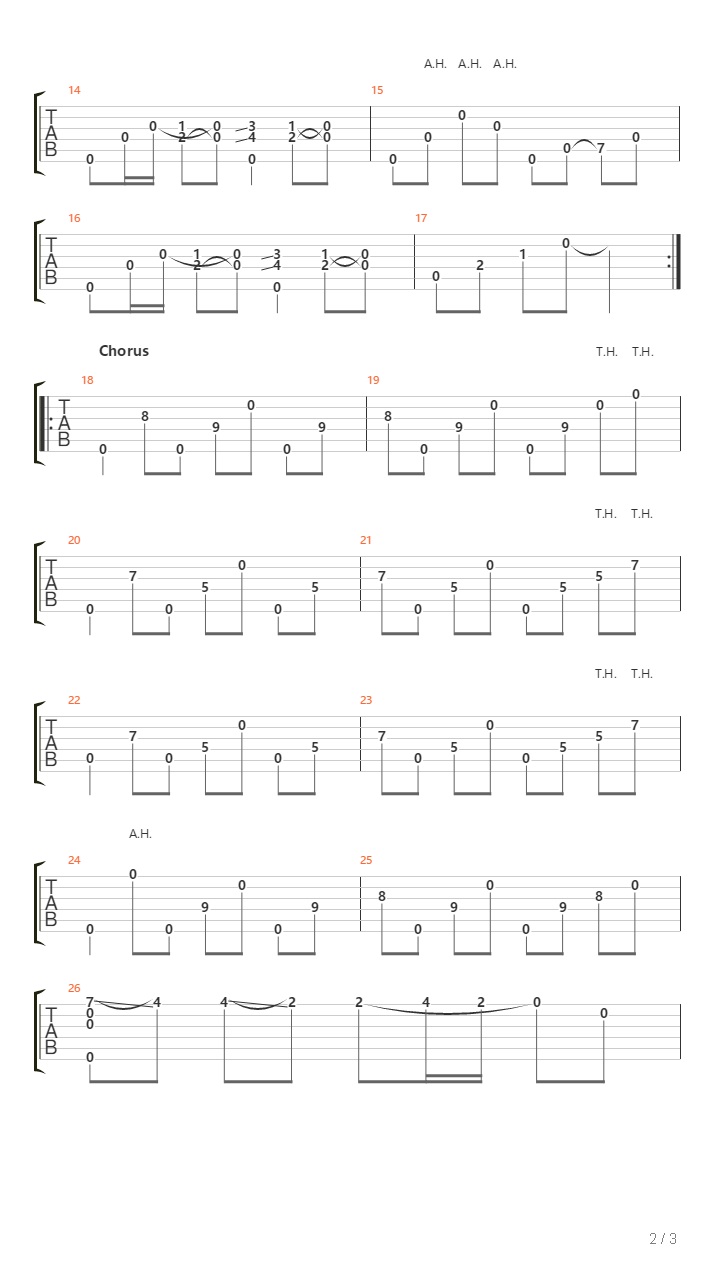 Picking Raindrops吉他谱