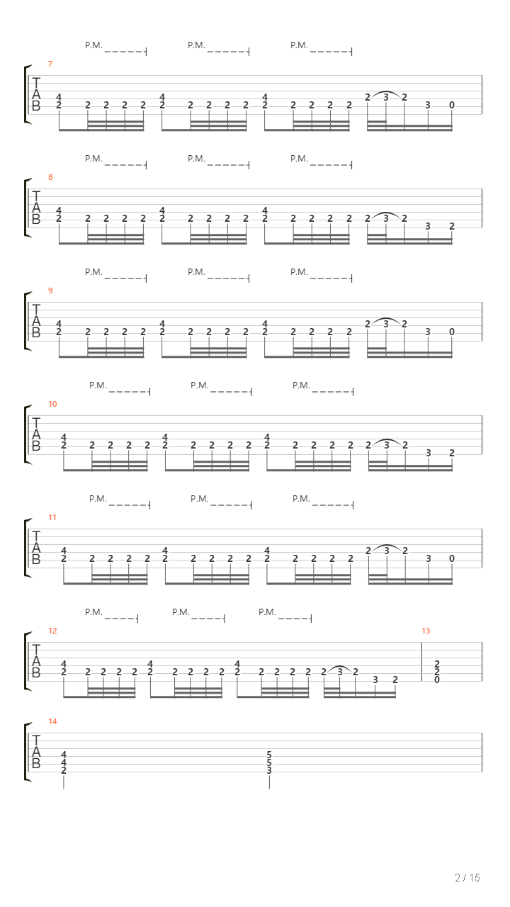 Prelude Scavenger吉他谱