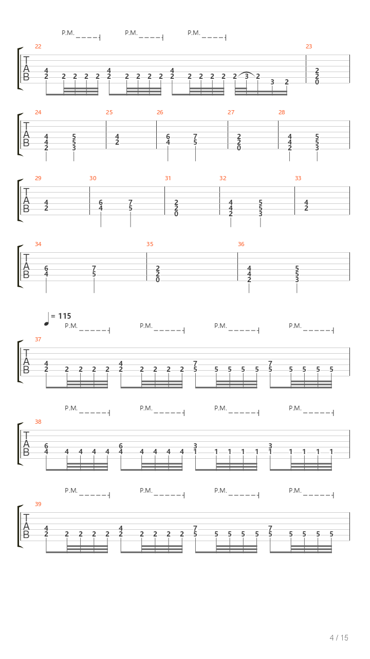 Prelude Scavenger吉他谱