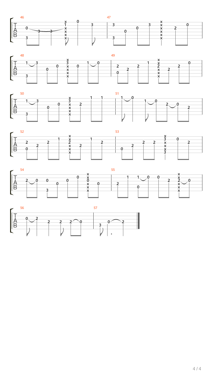 Phir Mohabbat Fingerstyle Tabs吉他谱