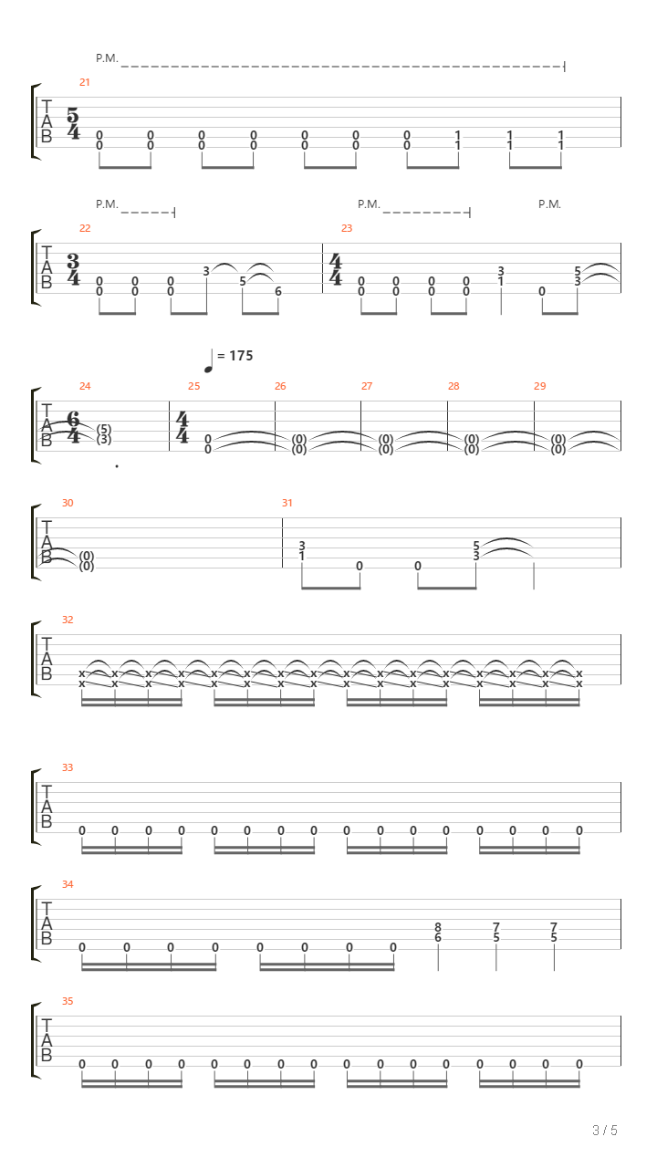 Pain Over Acceptance吉他谱