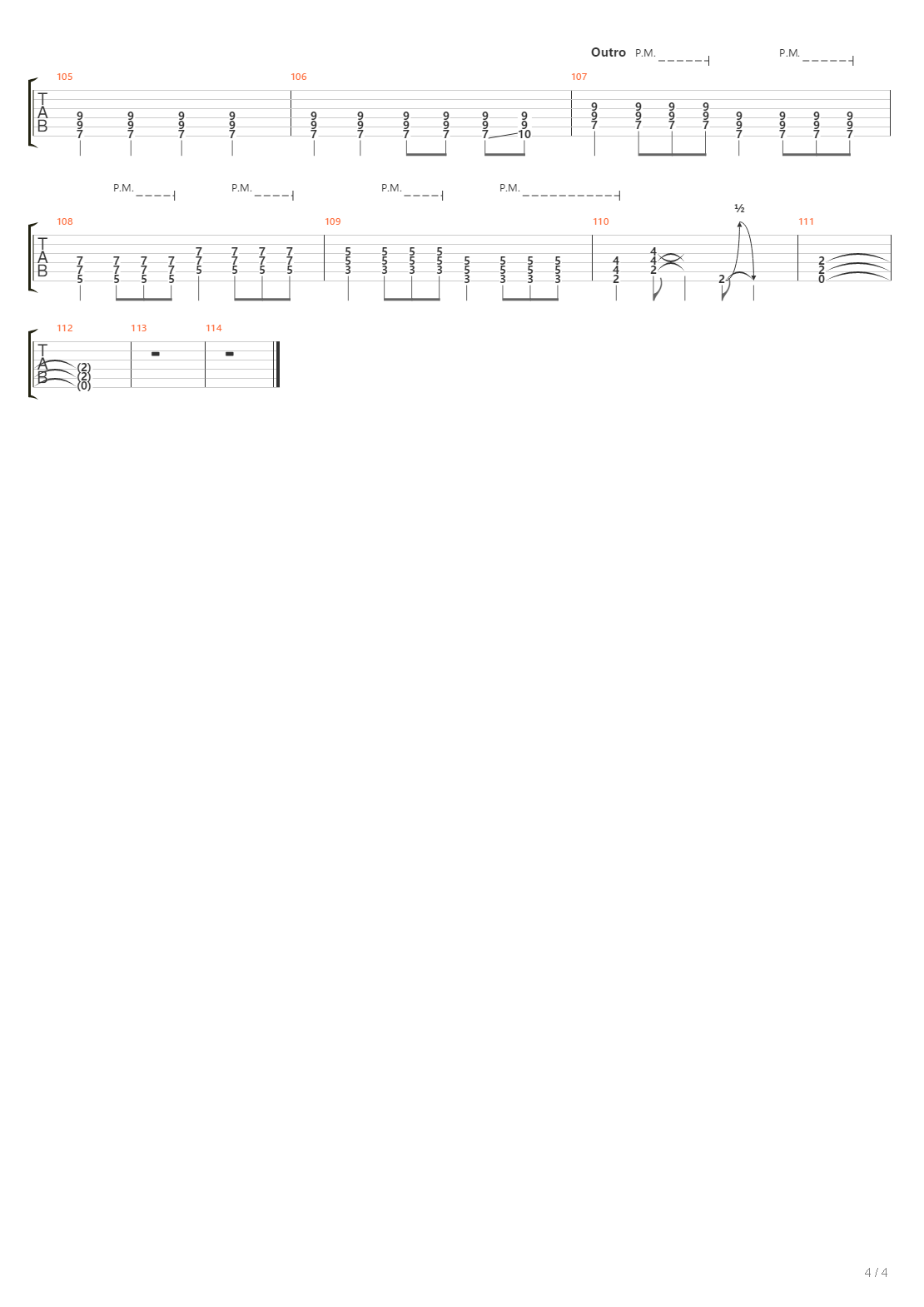 The Grobe吉他谱