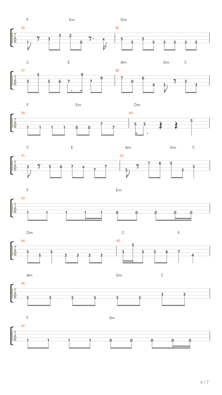 Wait For The Moment吉他谱