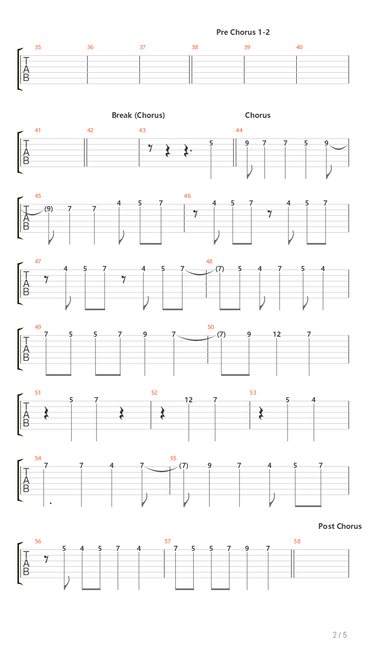 Graveyard Shift吉他谱