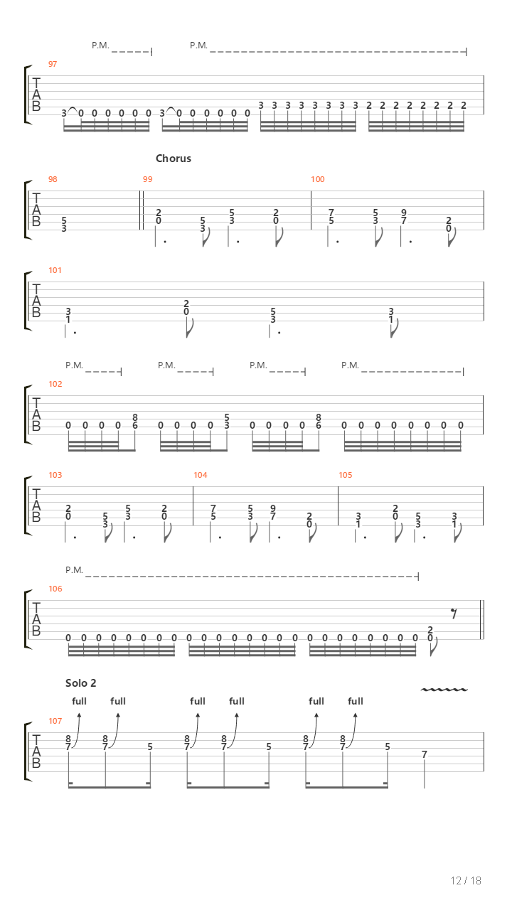 Seven Seals吉他谱