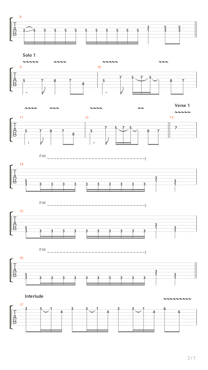 The Message吉他谱