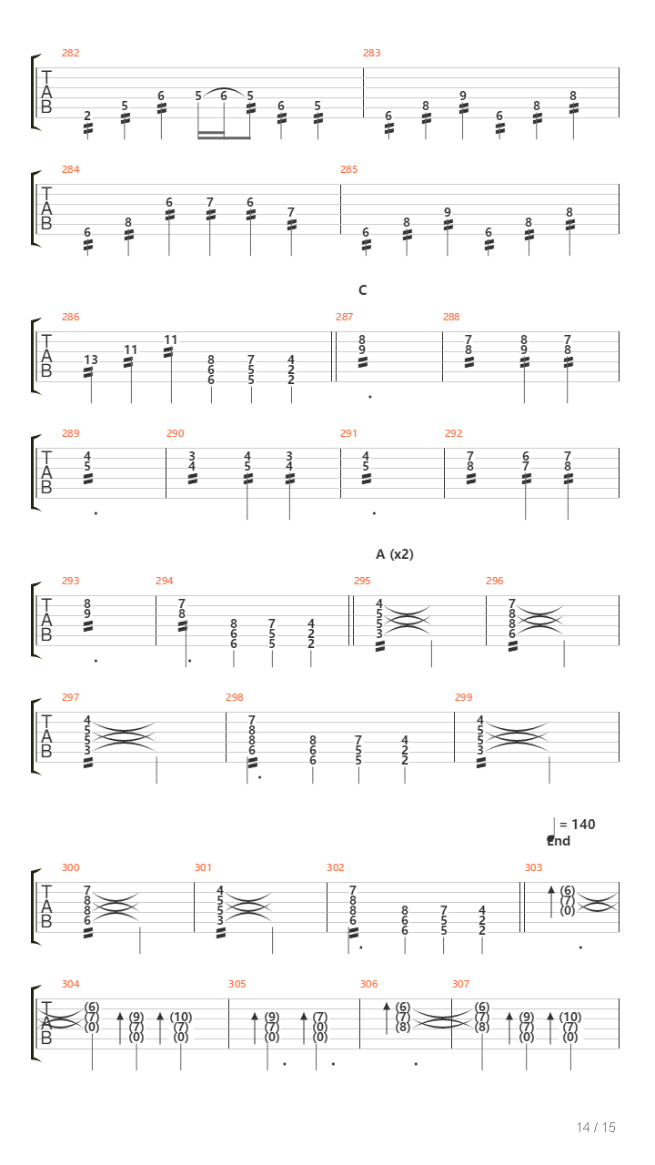 Ontzieling吉他谱