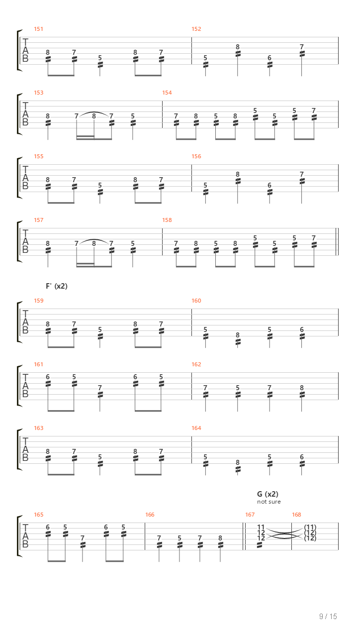 Ontzieling吉他谱