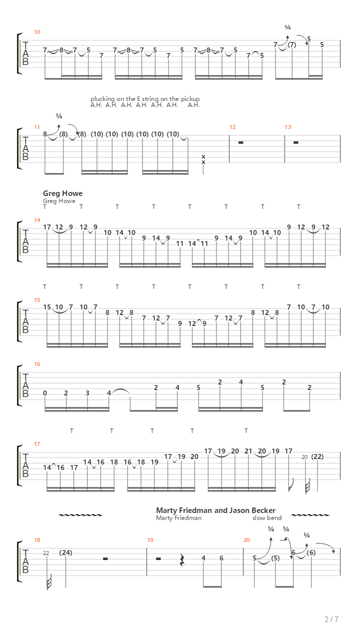 10 Solo Styles From The Eighties吉他谱