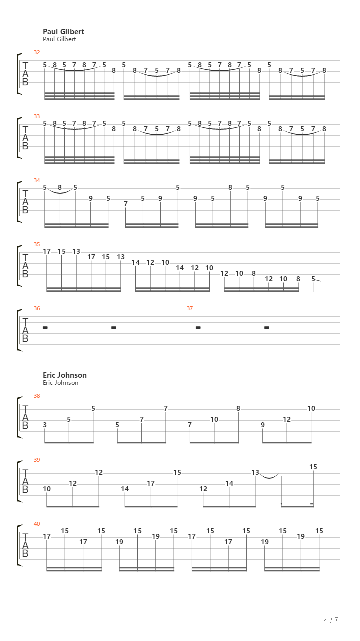 10 Solo Styles From The Eighties吉他谱