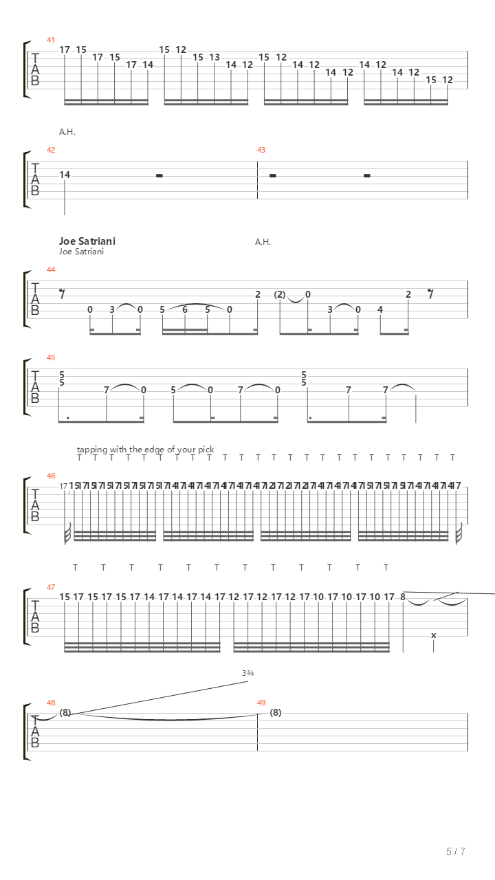 10 Solo Styles From The Eighties吉他谱