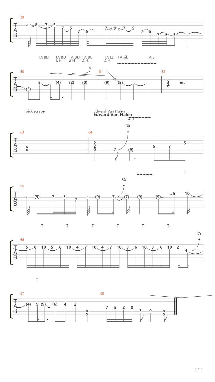 10 Solo Styles From The Eighties吉他谱