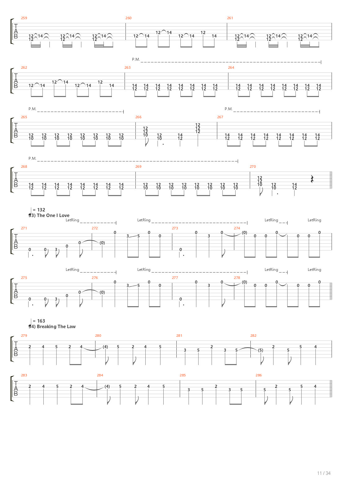 100 Greatest Guitar Riffs Of All Times吉他谱