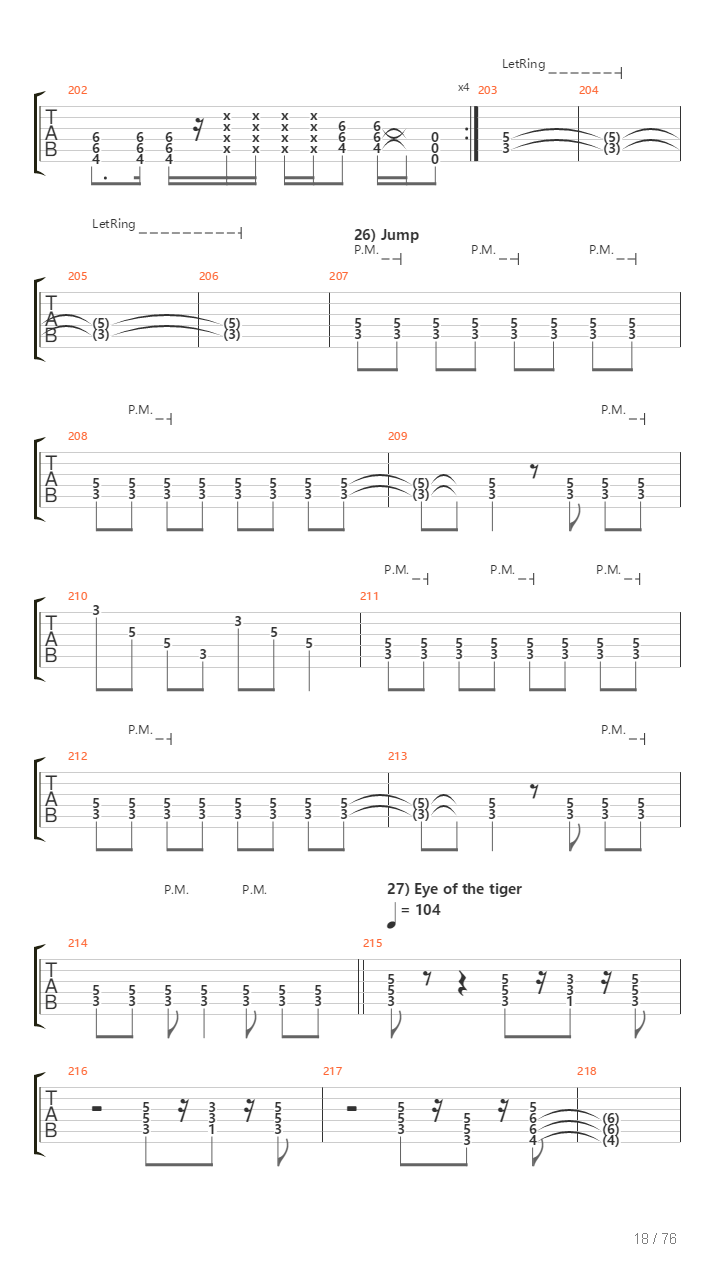 100 Greatest Guitar Riffs Of All Times吉他谱